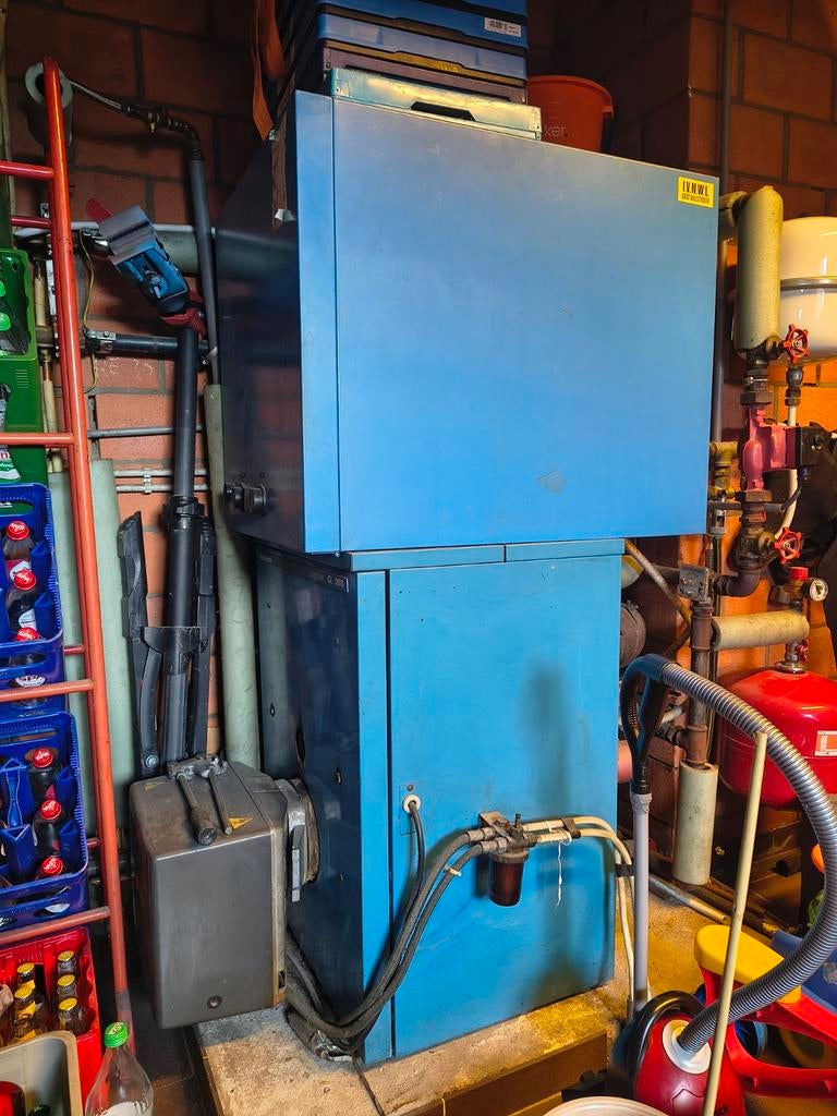 Buderus ketel met ingebouwde boiler en Weishaupt brander, Ophalen