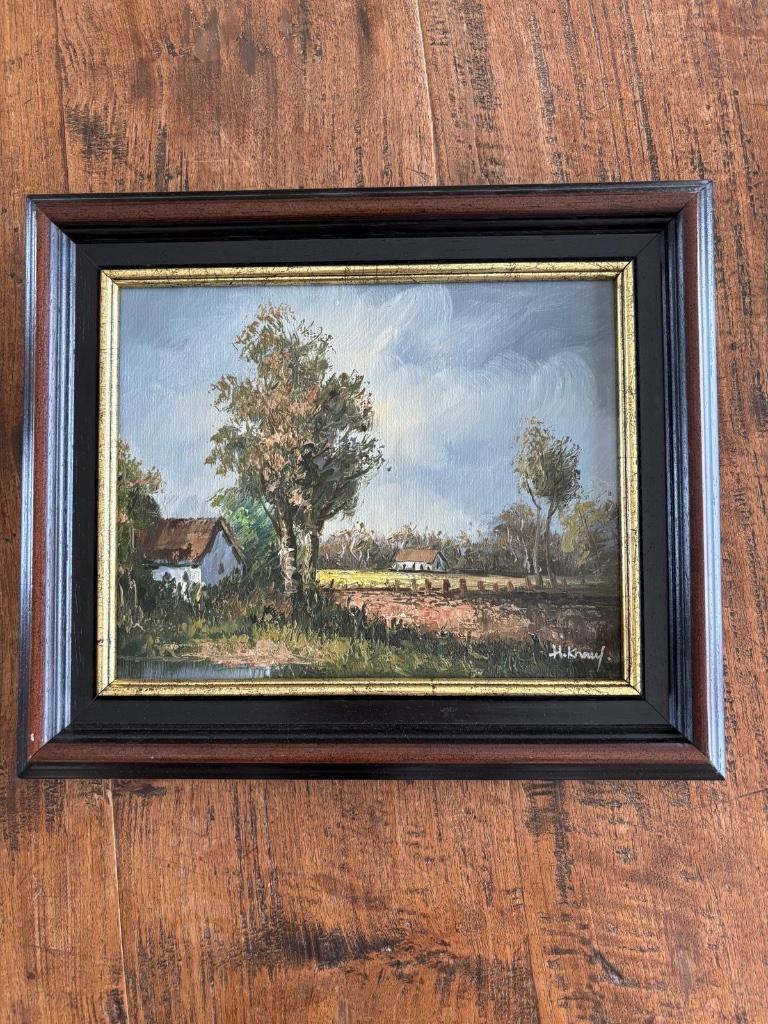 Schilderijtje stilleven H Knauf, Antiquités & Art, Art | Peinture | Classique, Enlèvement