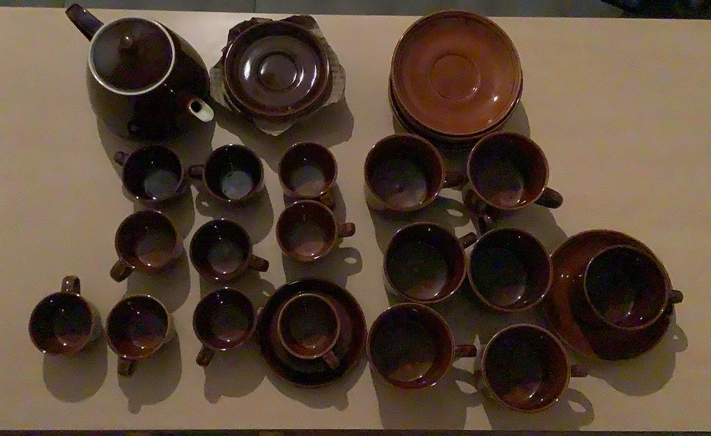 Vintage koffierservies Fina, Maison & Meubles, Cuisine | Vaisselle, Enlèvement, Comme neuf