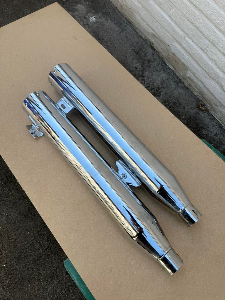 Harley davidson dyna uitlaten originele, Ophalen, Gebruikt