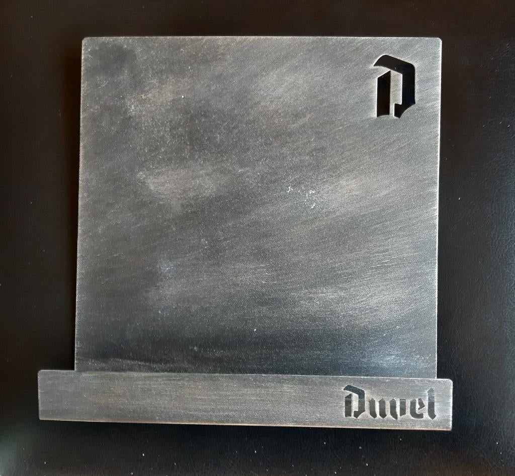 DUVEL BIER METAAL PRIJSLIJST HOUDER, Verzamelen, Biermerken, Ophalen of Verzenden, Duvel