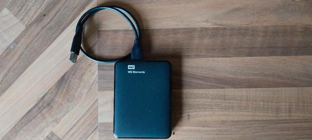 WD Elements Portable 1TB Harde schijf, Computers en Software, Harde schijven, Ophalen, Western Digital (WD), Zo goed als nieuw