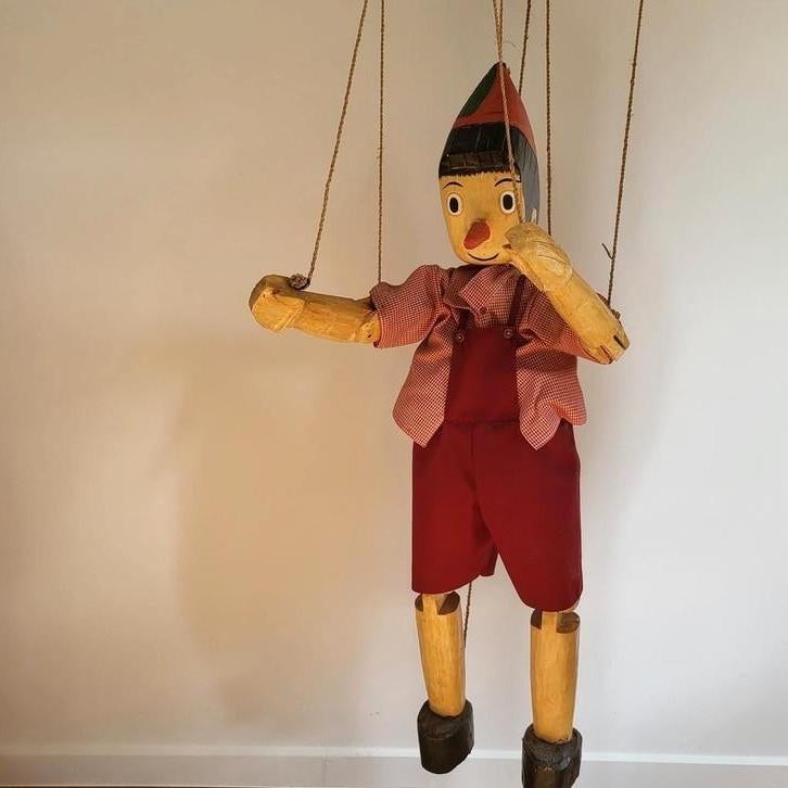 PINOKKIO in hout, Verzamelen, Ophalen, Zo goed als nieuw