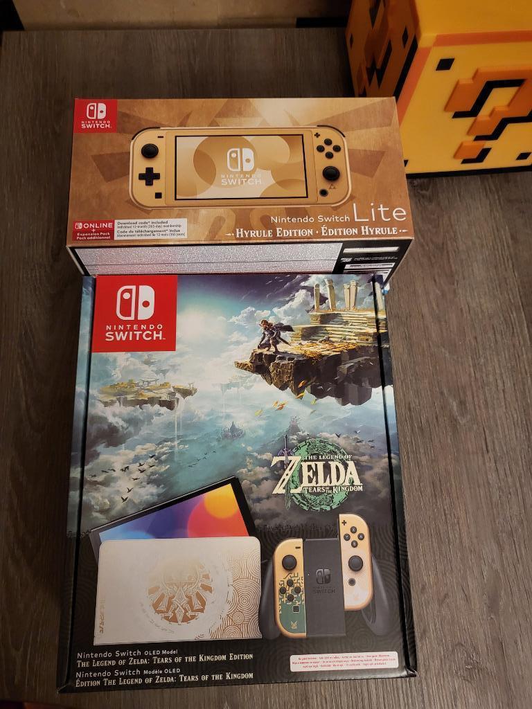 Modèles Switch OLED + Lite Zelda (NEUF), Consoles de jeu & Jeux vidéo, Consoles de jeu | Nintendo Switch, Avec disque dur, Enlèvement ou Envoi