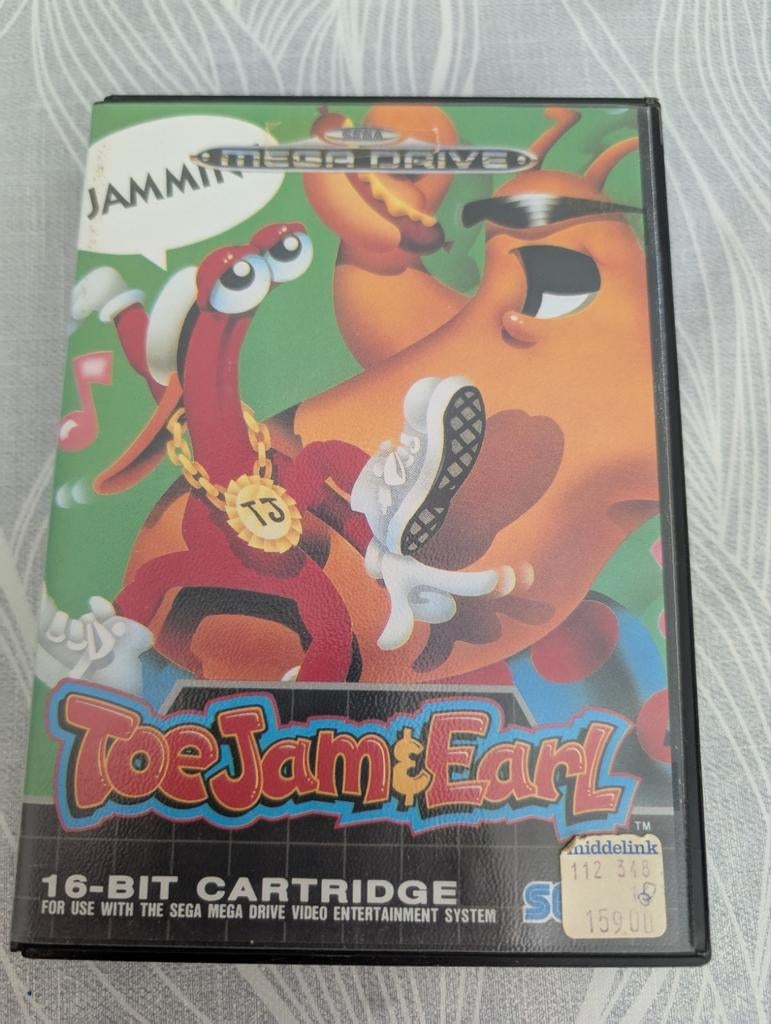Sega mega drive Toejam and earl, Games en Spelcomputers, Ophalen of Verzenden, Zo goed als nieuw, Mega Drive