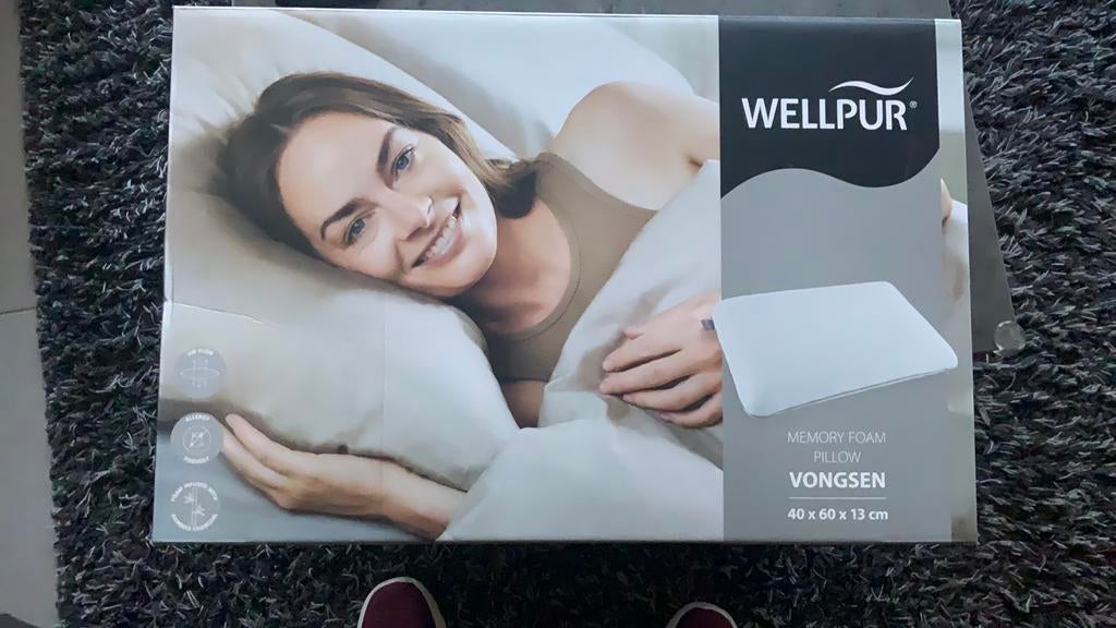 Traagschuimkussen Wellpur, Ophalen of Verzenden, Nieuw, Kussen