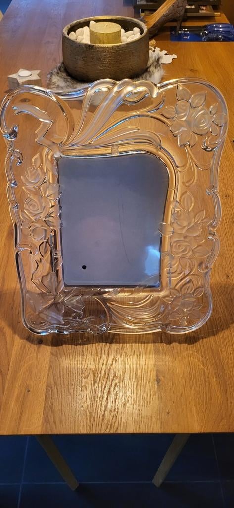 Glazen fotokader, Audio, Tv en Foto, Ophalen, Zo goed als nieuw