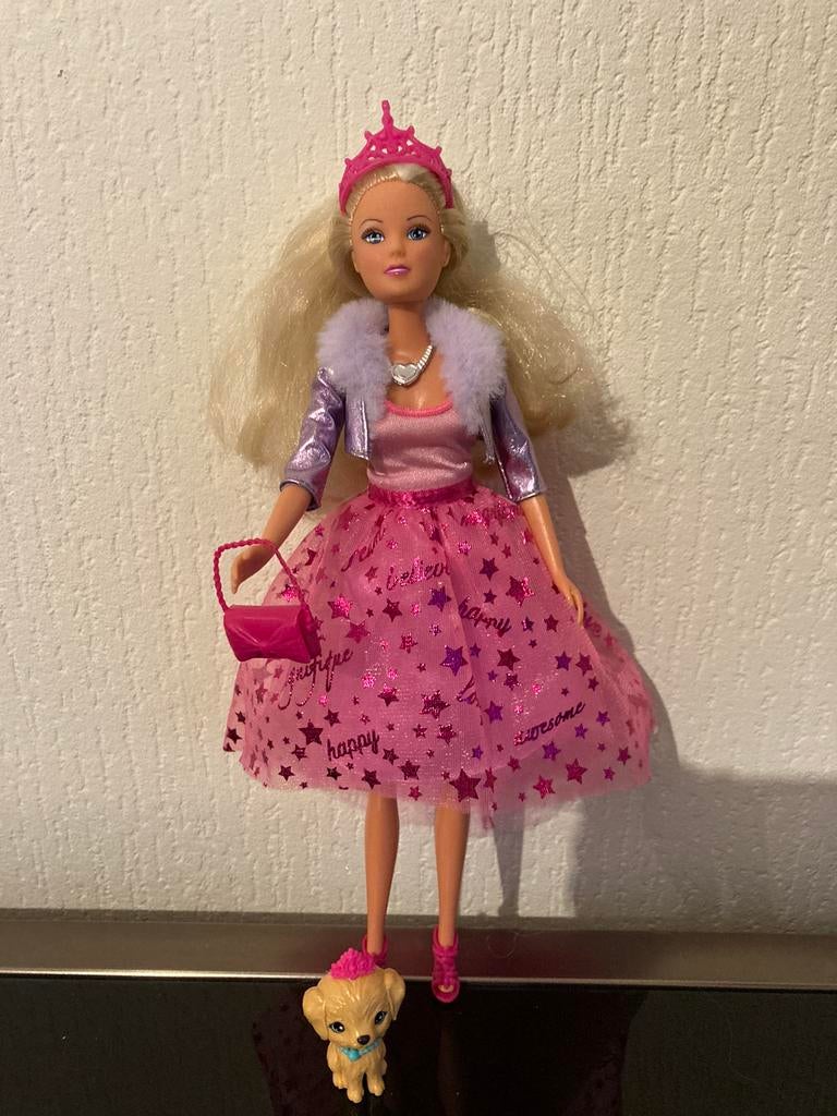 Barbie met hondje, Ophalen of Verzenden, Zo goed als nieuw, Barbie