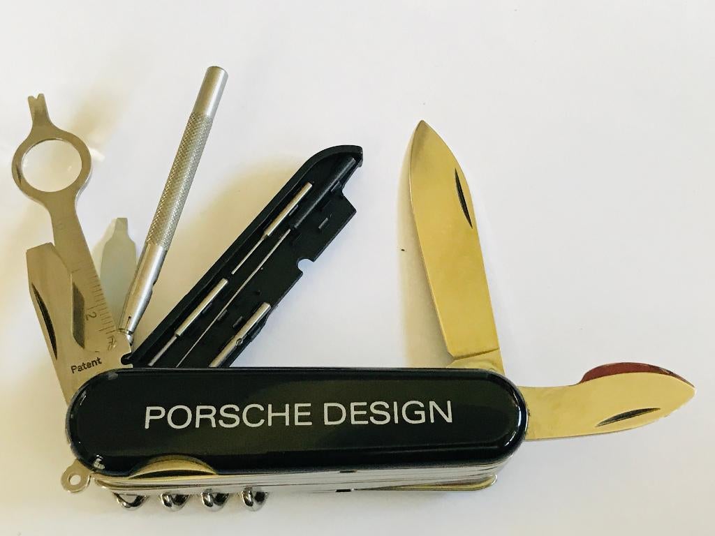 WENGER PORSCHE DESIGN BLACK Minathor BERGEON Watch Swiss, Caravans en Kamperen, Kampeergereedschap, Zo goed als nieuw, Ophalen of Verzenden