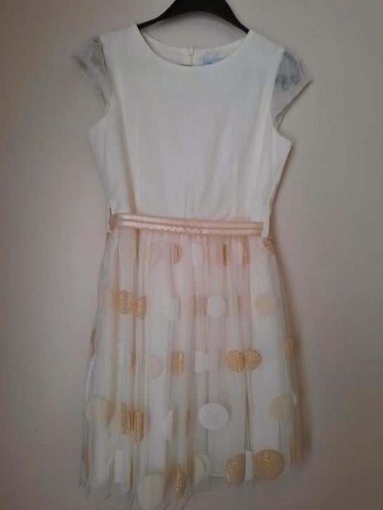 Ensemble robe et pull de communion + sac, Robe ou Jupe, Comme neuf, Enlèvement, Diamant Blu en Gymp