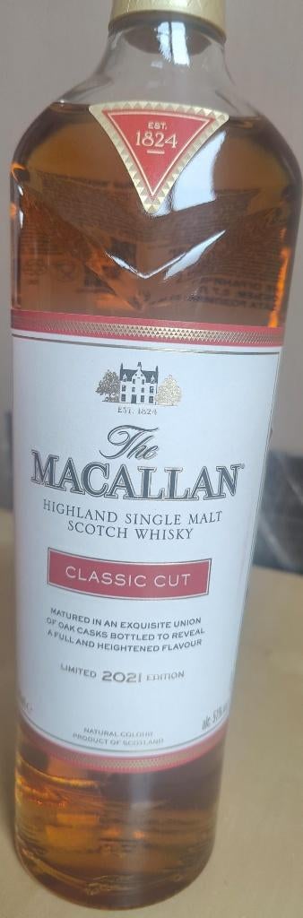 The Macallan classic cut 2021, Verzamelen, Wijnen, Nieuw, Overige typen, Overige gebieden, Vol, Ophalen of Verzenden