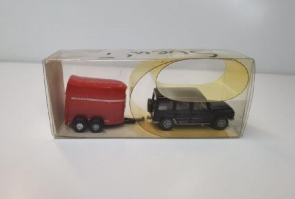 MERCEDES 4x4 Classe G + WESTFALIA Van Chevaux 1/87 HO WIKING, Ophalen of Verzenden, Nieuw, Auto, Wiking