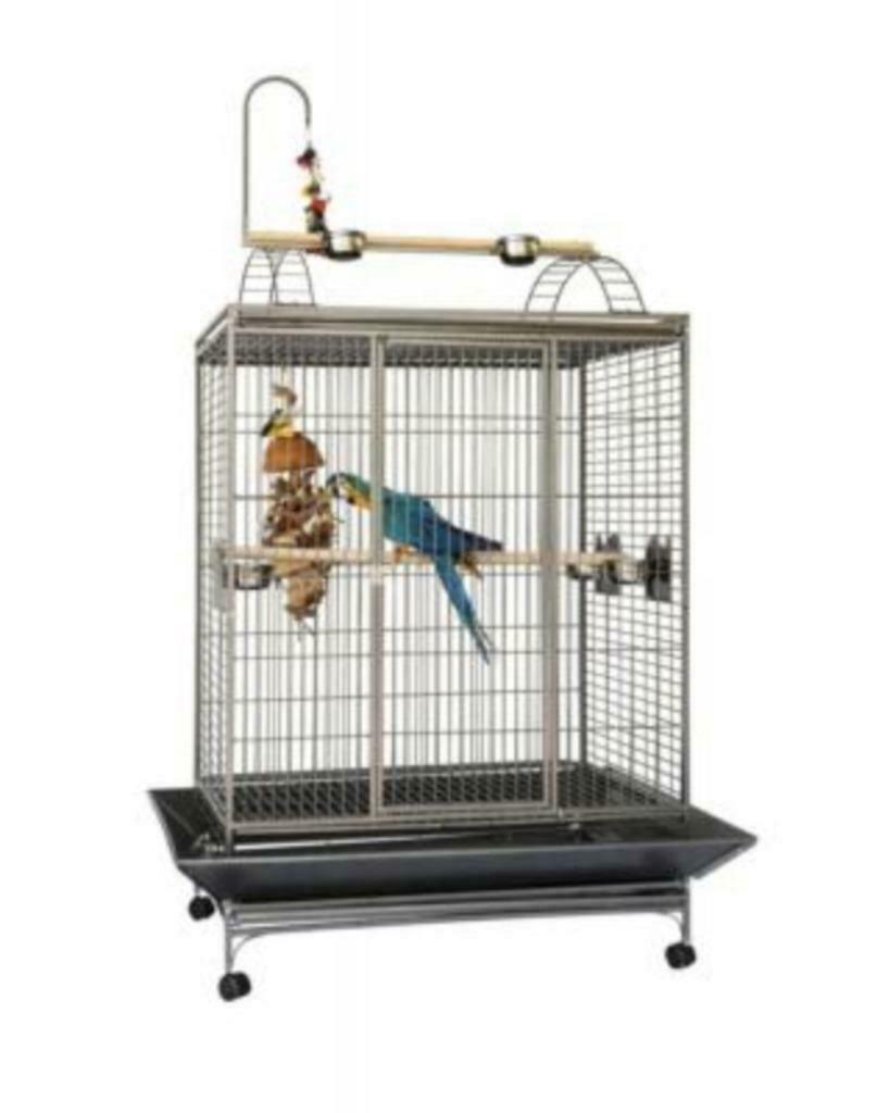 Cage perroquet XXL cage ara cacatoes gris du gabon NEUF, Dieren en Toebehoren, Vogels | Hokken en Kooien, Nieuw, Volière, Metaal