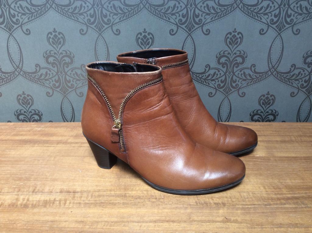 Enkellaarsjes Gabor 38 cognac, Kleding | Dames, Bruin, Lage of Enkellaarzen, Gabor, Ophalen of Verzenden