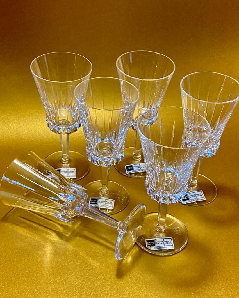 Vintage Barthmann kristal | 6 glazen, Ophalen