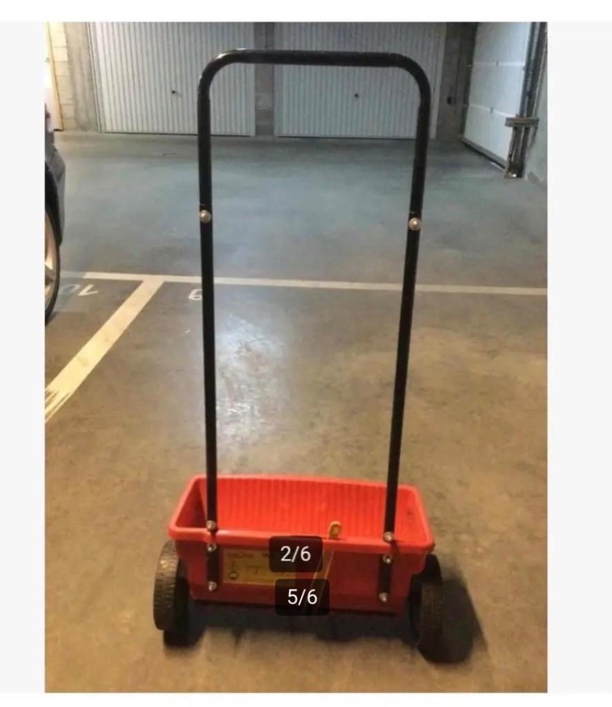 Wolf Garten strooiwagentje aan 17,50€ - WE330, Jardin & Terrasse, Terre & Fumier, Autres types, Enlèvement