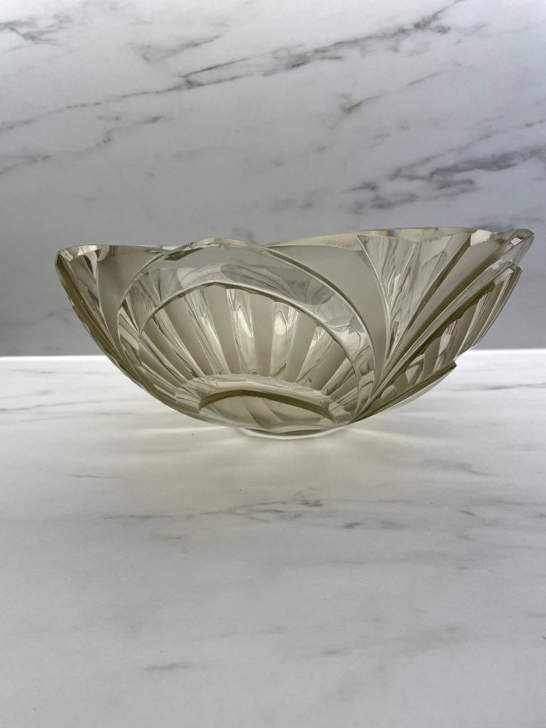 Coupe à fruits Art Déco à identifier ( Daum ?) – 20ᵉ siècle, Enlèvement ou Envoi