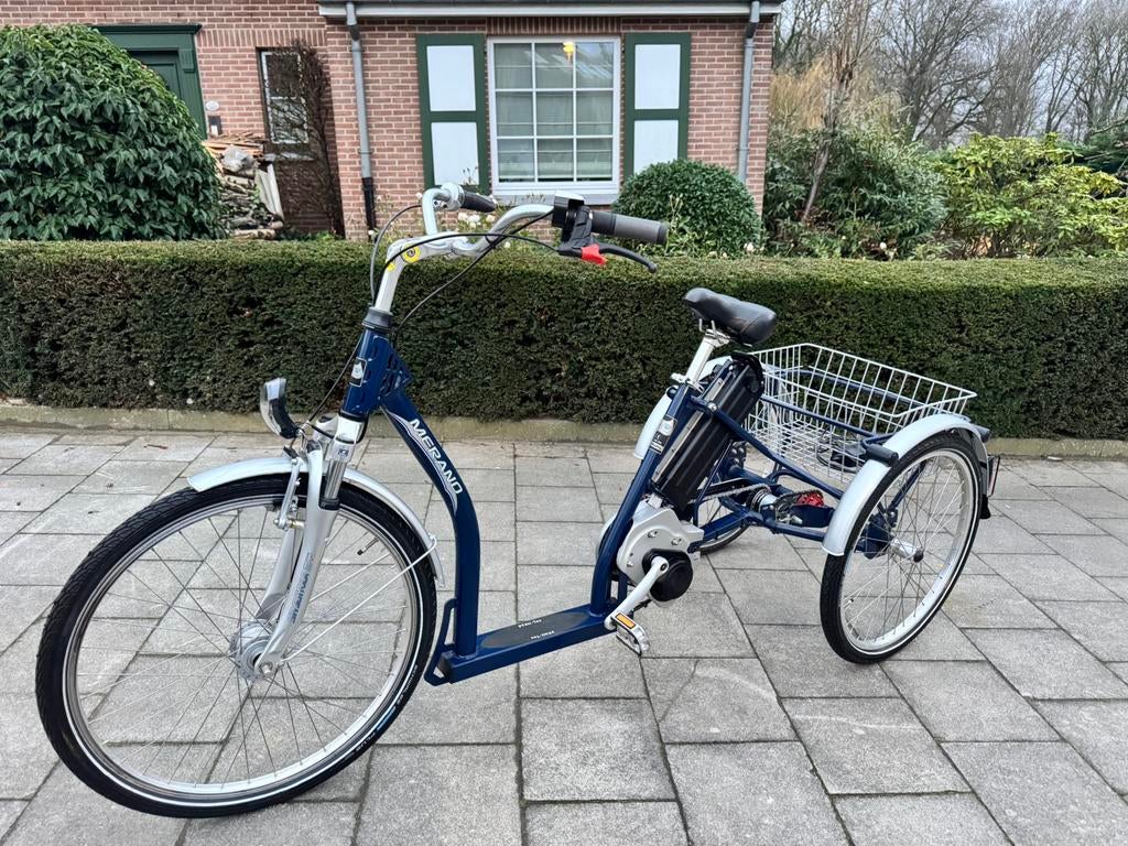 Elektrische driewieler Fiets PFAU - TEC - lage instap., Diversen, Ophalen of Verzenden, Inklapbaar, Zo goed als nieuw, Elektrische rolstoel