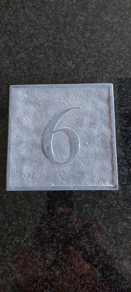 Plaque d'immatriculation en pierre bleue belge., Enlèvement ou Envoi, Neuf