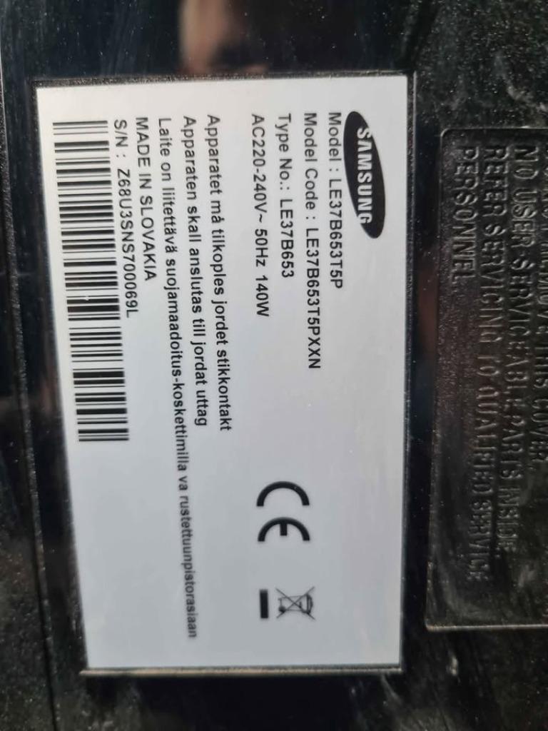 TV Samsung pr pièces., TV, Hi-fi & Vidéo, Télévisions, Enlèvement ou Envoi, 50 Hz, LCD, Utilisé