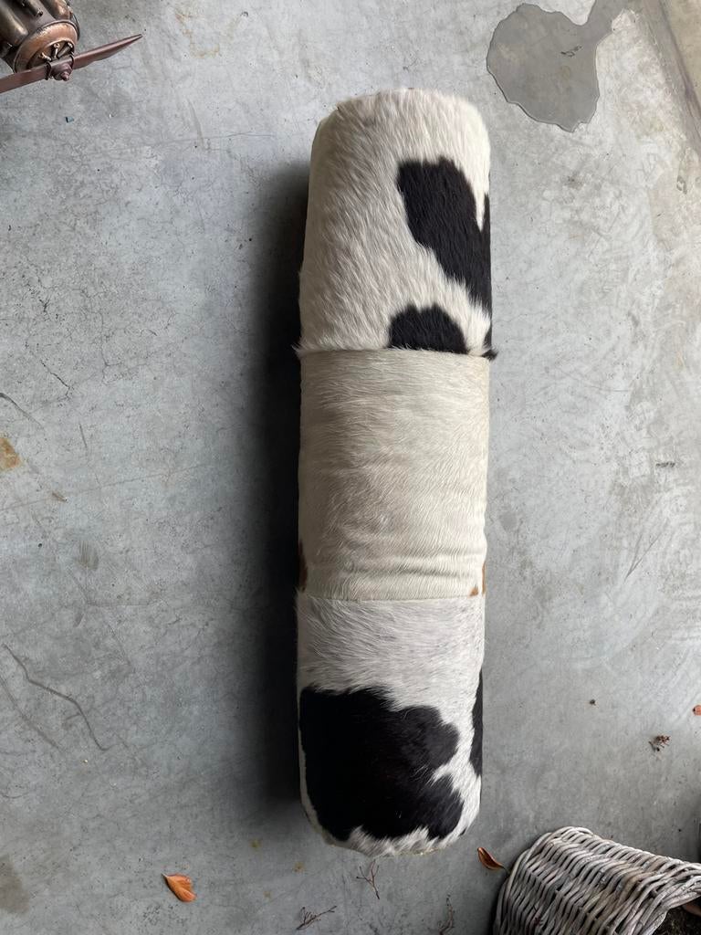 Deurrol van dierenhuid, Ophalen, Zo goed als nieuw