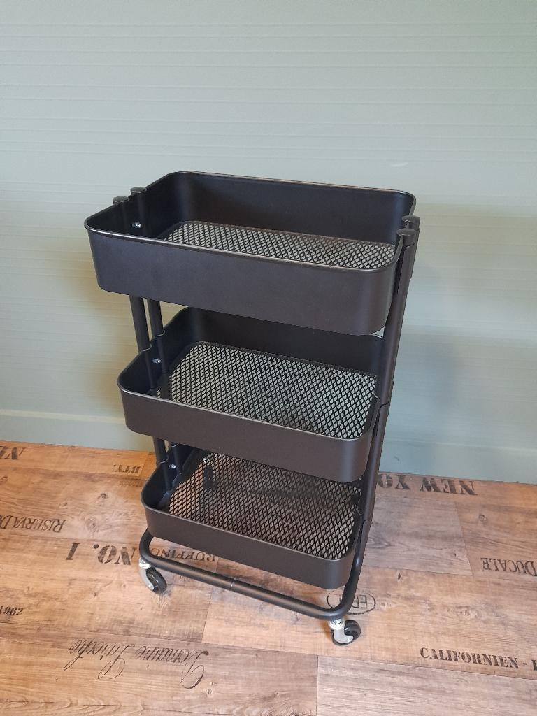 Raskog roltafel ikea (groot model), Maison & Meubles, 25 à 50 cm, 50 à 100 cm, Comme neuf, Enlèvement