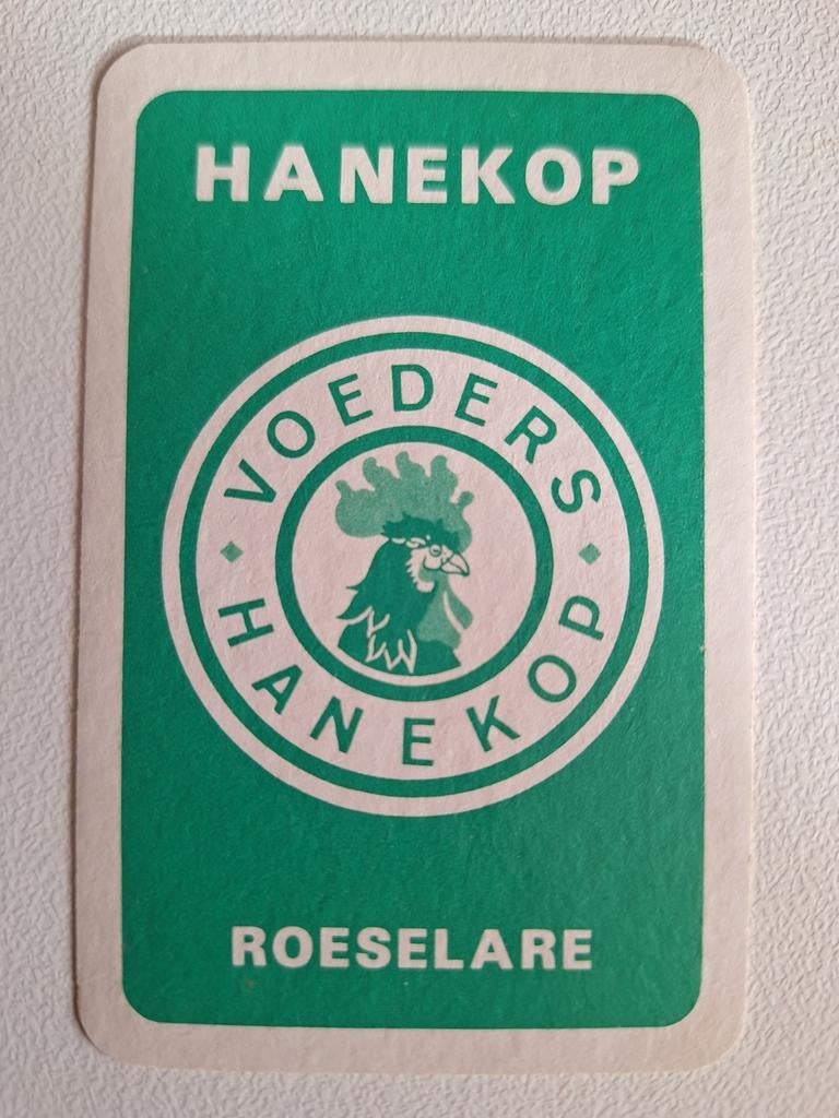 Oude speelkaart Hanekop Roeselare joker, Verzamelen, Ophalen of Verzenden, Zo goed als nieuw