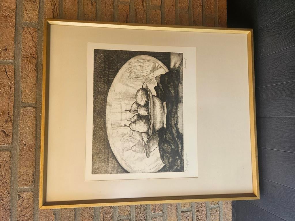 Ets Spiegelbeeld, Antiek en Kunst, Ophalen