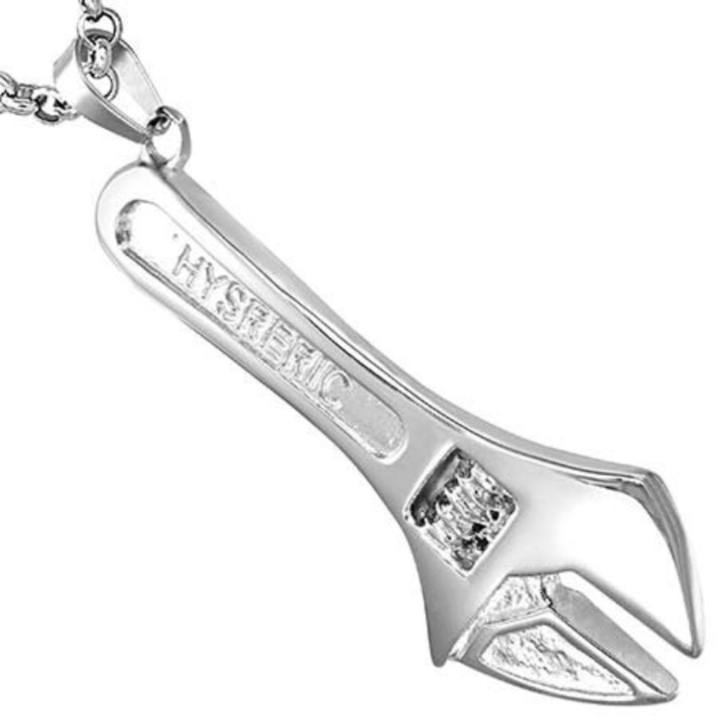 Pendentif en acier inoxydable en forme de clé/clé, Enlèvement ou Envoi, Neuf, Argent, Autres matériaux