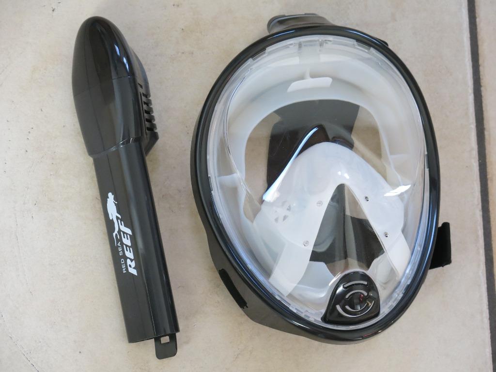 Een full face duikmasker, Ophalen of Verzenden, Zo goed als nieuw, Snorkelmasker