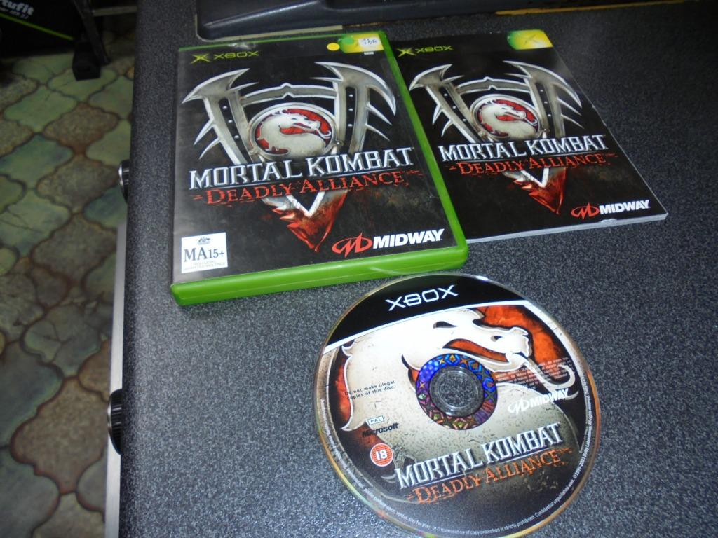 Xbox Mortal Kombat Deadly alliance (orig-compleet), Consoles de jeu & Jeux vidéo, Jeux | Xbox Original, Enlèvement ou Envoi, 2 joueurs