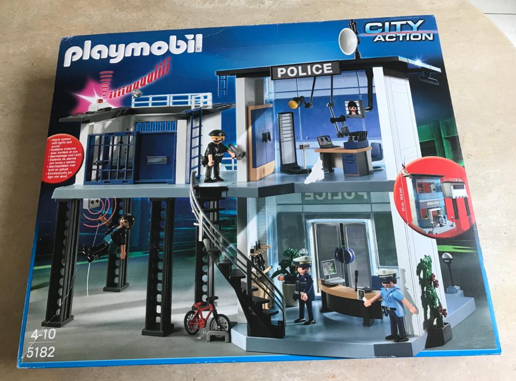 JEU "PLAYMOBIL - COMMISSARIAT DE POLICE AVEC SYSTEME D'ALARM, Enlèvement ou Envoi, Neuf, Ensemble complet