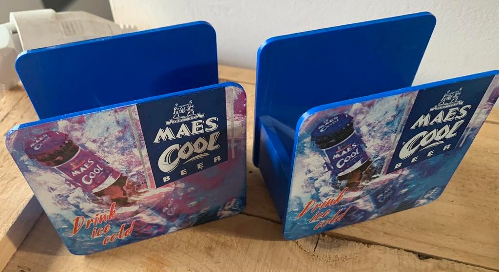 Porte-Carton MAES, Collections, Enlèvement ou Envoi, Utilisé, Panneau, Plaque ou Plaquette publicitaire, Autres marques