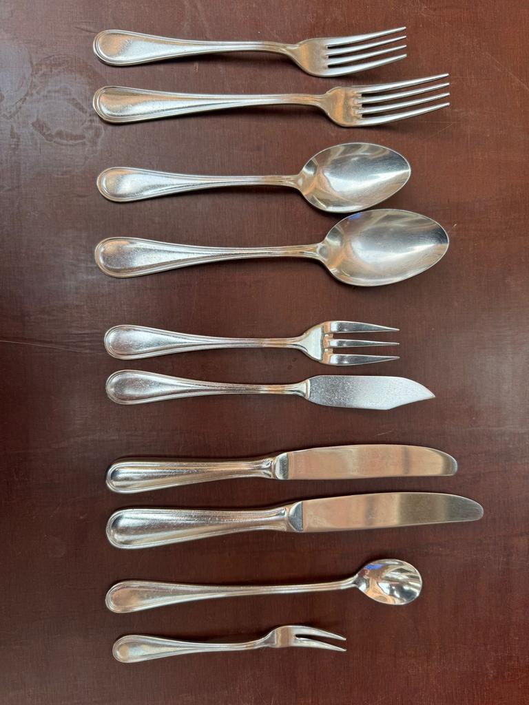 Eternum classic bestek, Huis en Inrichting, Keuken | Bestek, Gebruikt, Ophalen of Verzenden, Los bestek, Inox of Chroom