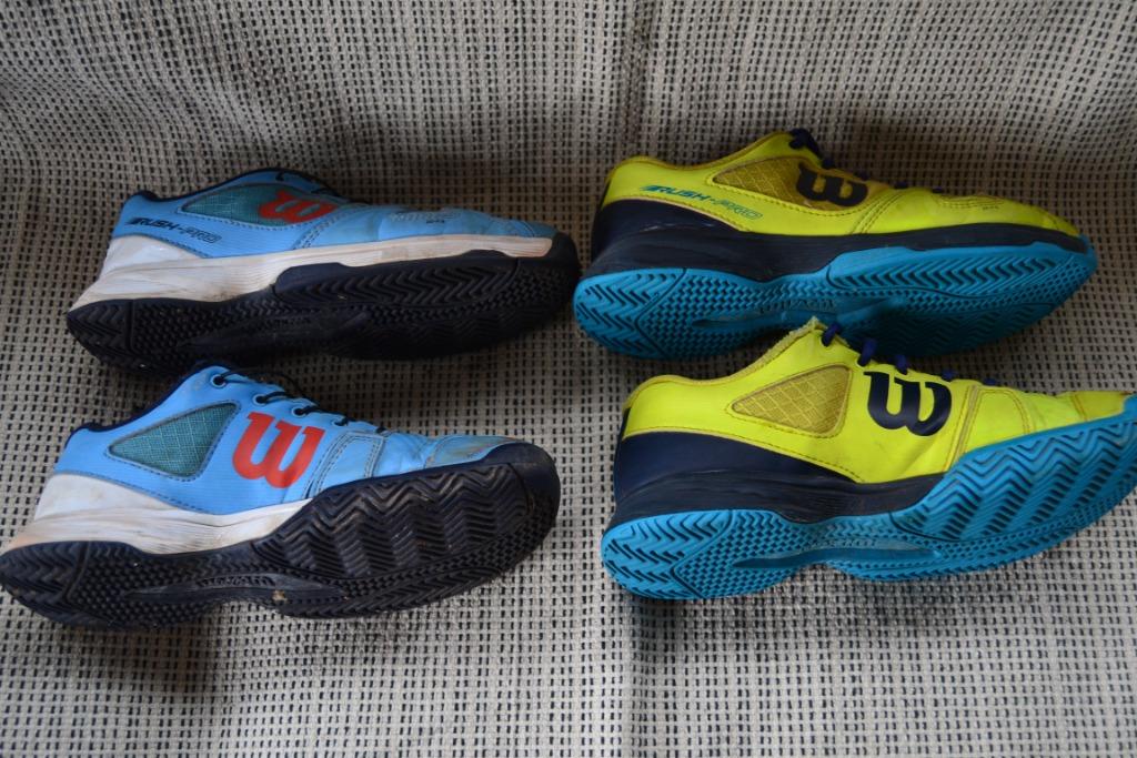 Lot de chaussures de tennis Wilson 35 & 37, Sport en Fitness, Tennis, Ophalen, Gebruikt, Schoenen, Wilson