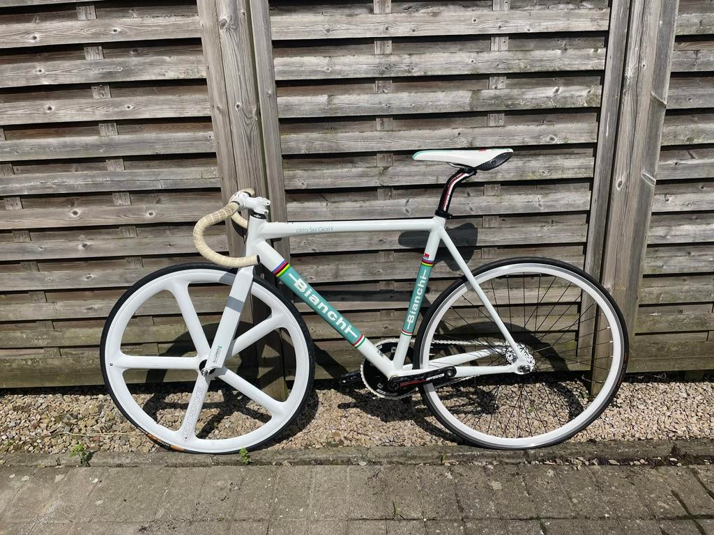 Pistefiets Bianchi, Ophalen, Zo goed als nieuw