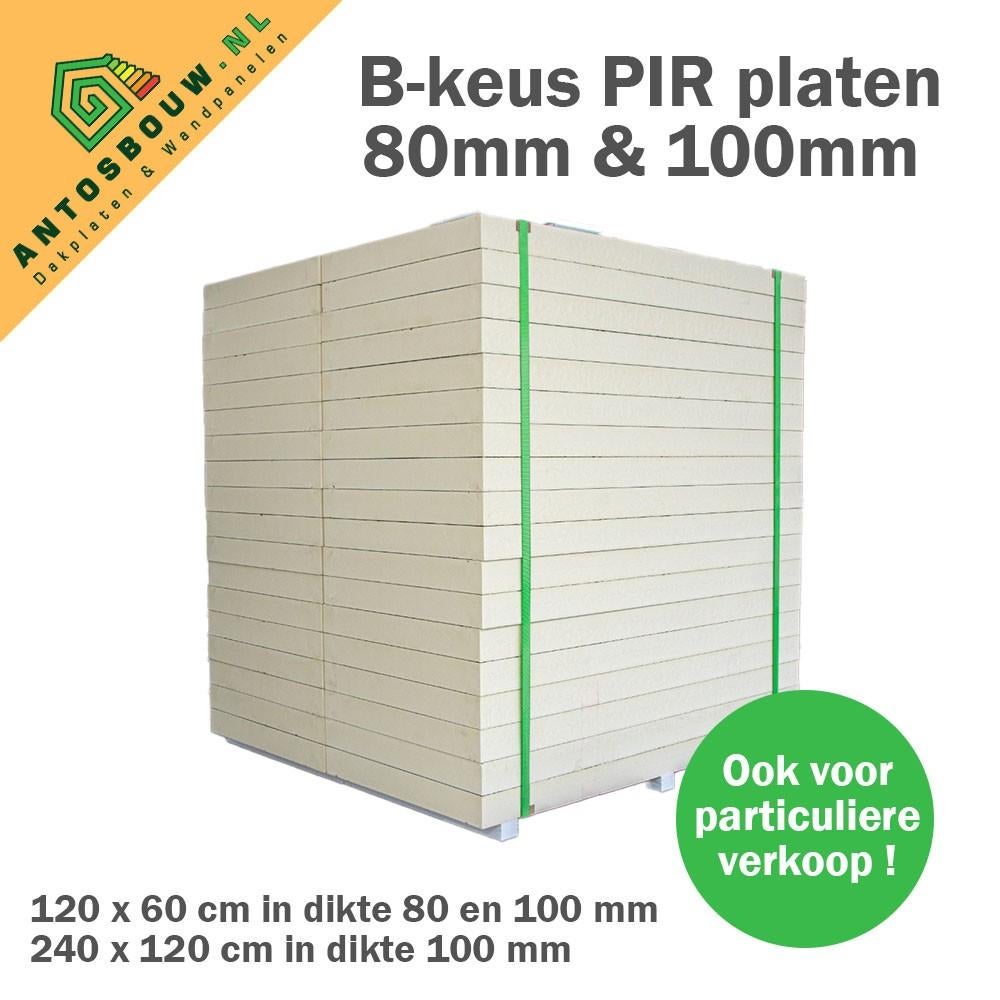 PIR-isolatieplaten A en B keus, Ophalen, Dakisolatie, 4 tot 8 cm, Nieuw