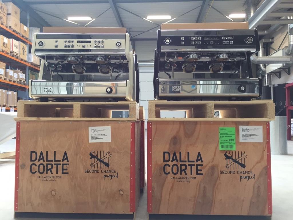 Espressotoestel Dalla Corte, Evolution, 400 V (beige), Ophalen, Gebruikt