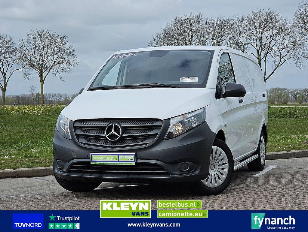 Mercedes-Benz VITO 116 L2 Navi 163Pk Trekh!, Auto's, Bestelwagens en Lichte vracht, Automaat, Wit, Mercedes-Benz, Bedrijf