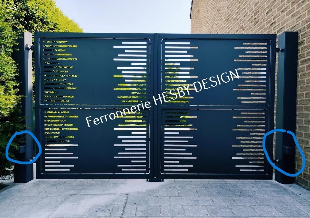 portail, barrière NEUVE SANS ENTRETIEN, Neuf, 200 cm ou plus, Enlèvement ou Envoi, Portail battant