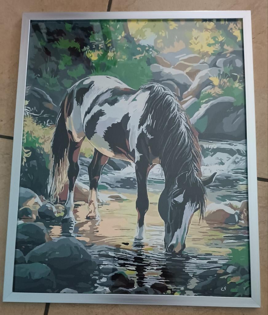 Schilderij paard, Enlèvement ou Envoi