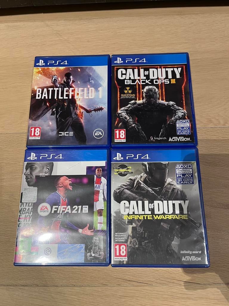 PS4 Spellen, Enlèvement ou Envoi, Comme neuf