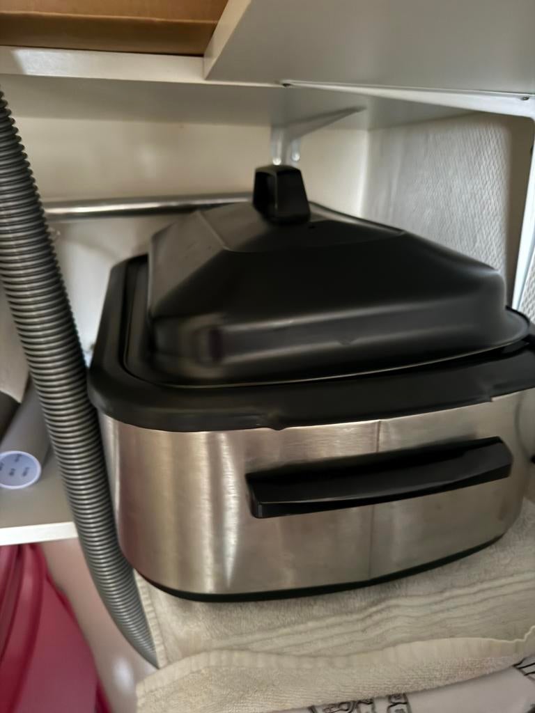 Hotstone heater + hotstone stenen, Sports & Fitness, Produits de massage, Enlèvement, Utilisé, Pierres chaudes