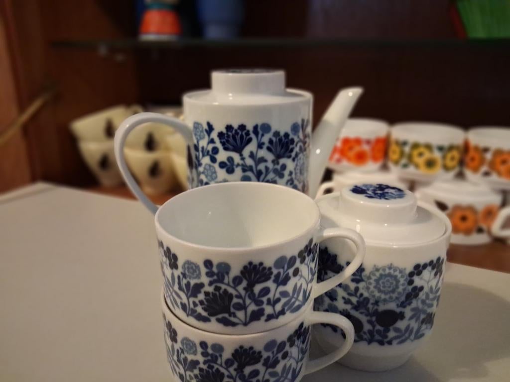 Melitta in porcelein: set, Antiek en Kunst, Antiek | Servies compleet, Ophalen of Verzenden