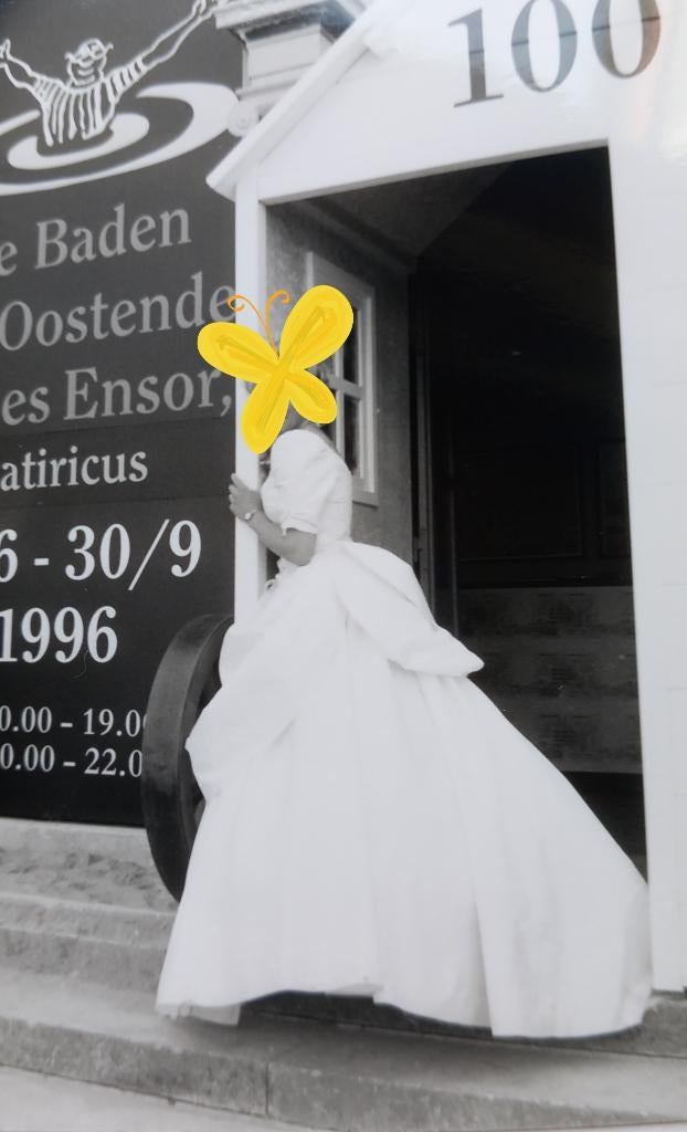 Robe de mariée vintage - taille 42/44, Autres couleurs, Porté, Matrimonia Parijs, Enlèvement