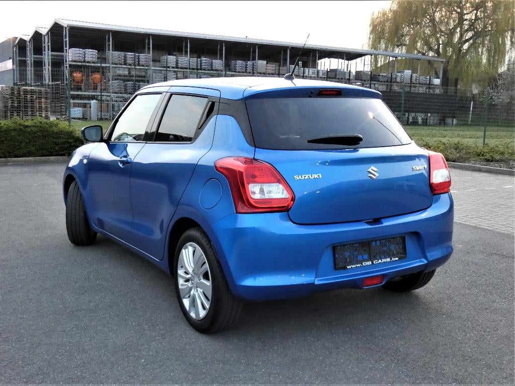 Suzuki Swift 1.2i Benzine Euro 6 1'Eign Airco GPS Cam Alu 16, Auto's, Suzuki, Stof, 4 cilinders, Blauw, Swift