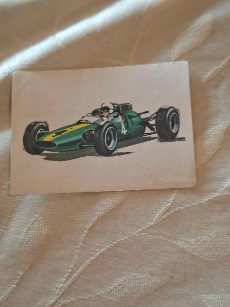 Prentje/Chromo : Lotus 35 / Formule II / Chocolade Jacques, 1960 tot 1980, Gebruikt, Ophalen of Verzenden, Prent