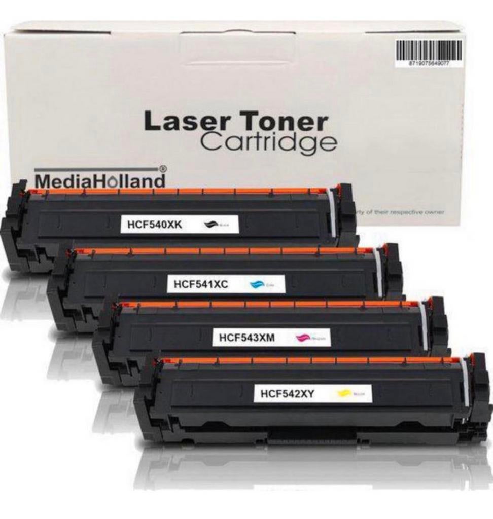 Toners marque privée 203A - CF540X, CF541X, CF542X et CF543X, Informatique & Logiciels, Fournitures d'imprimante, Neuf, Toner