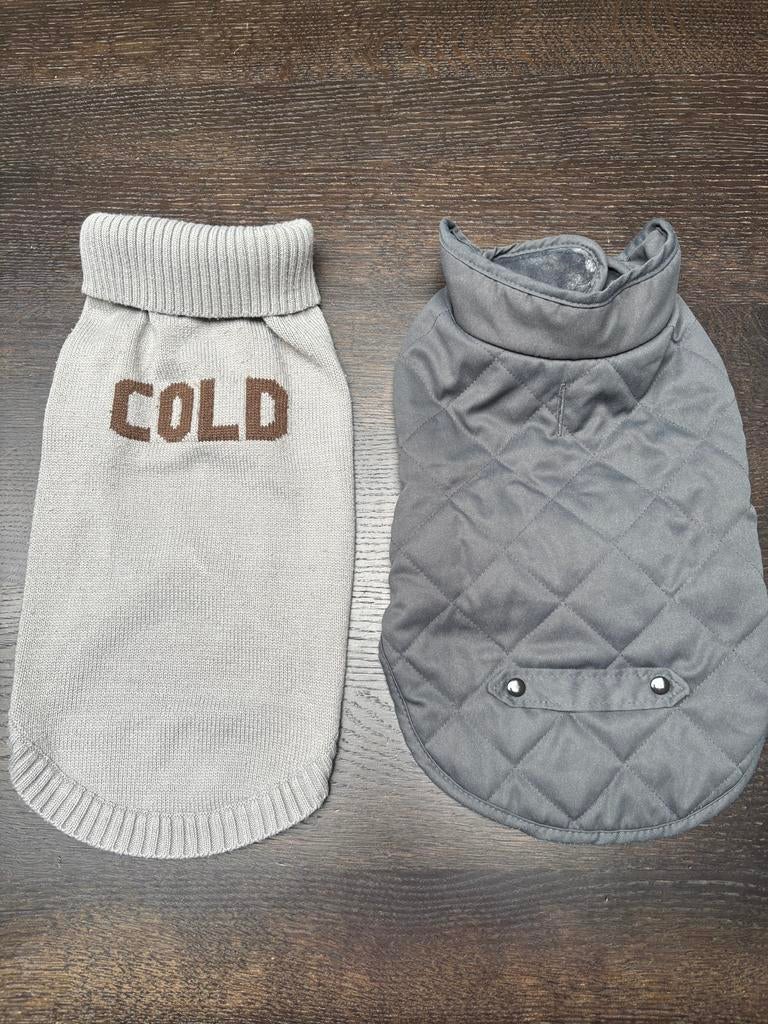 Warm jasje en truitje voor kleine hond, Dieren en Toebehoren, Ophalen of Verzenden, Zo goed als nieuw