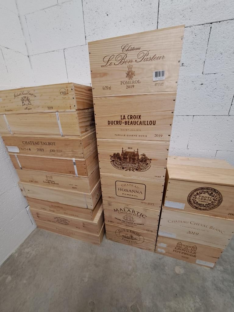 161 bouteilles de Grands vins !, Collections, Neuf, Autres régions, Pleine, Enlèvement